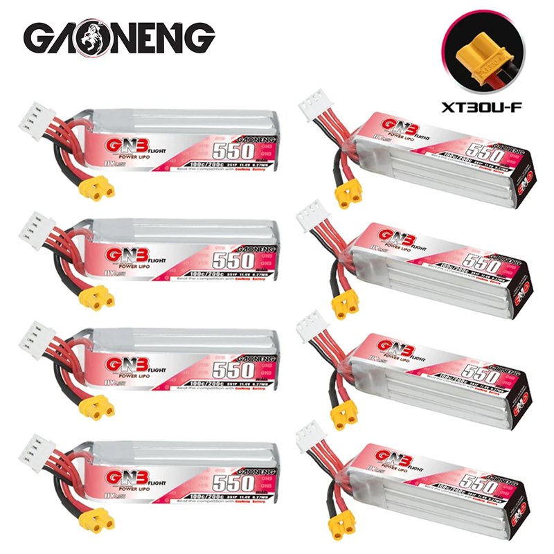 GNB HV 11.4V 550mAh 100C/200C  - Rc Helicopter Parts recension och pris