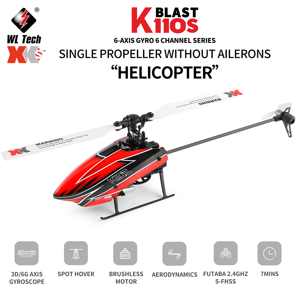 Wltoys XK K110S 6CH 3D 6G Syst - Rc Helicopter Nitro recension och pris