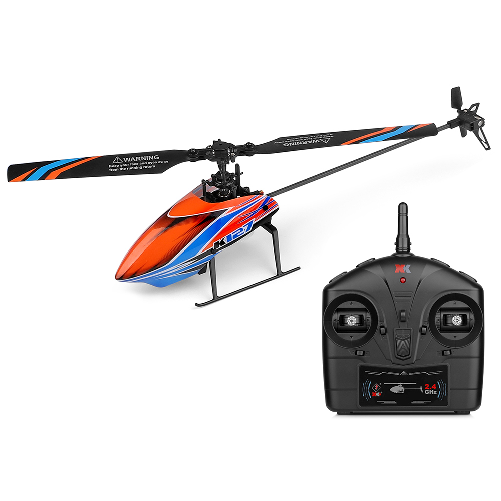 WLtoys XK K127 2.4G 4CH 6-Aixs - Rc Helicopter Nitro recension och pris