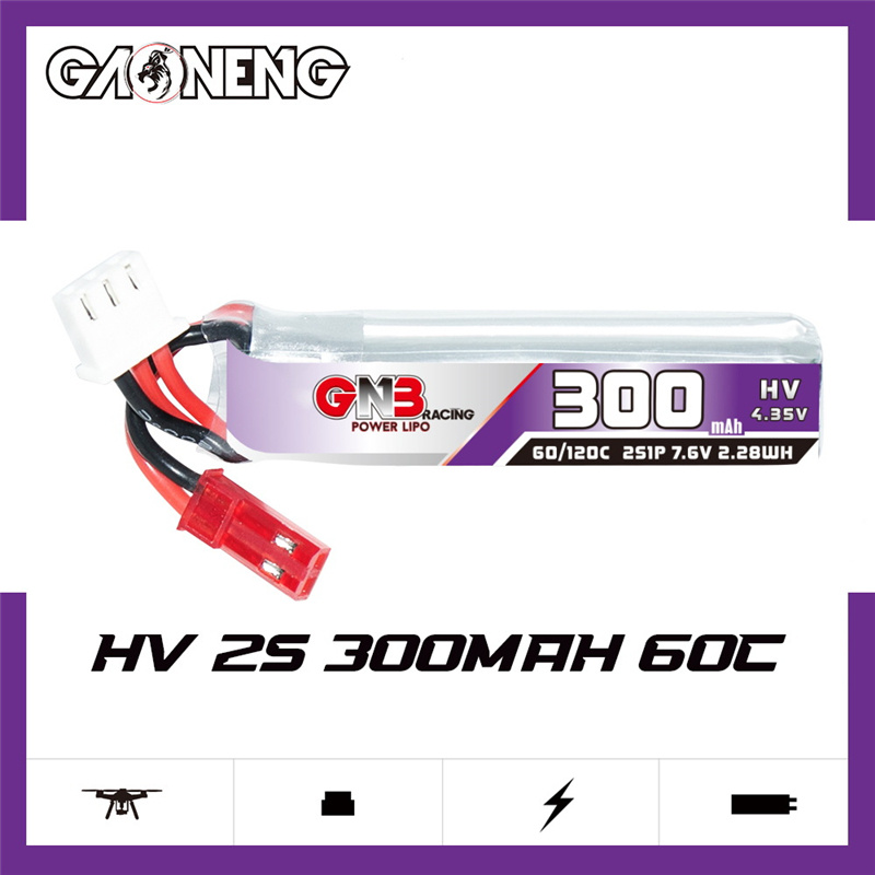 GAONENG GNB 2S 7.6V 300mAh 60C - Rc Helicopter Battery recension och pris